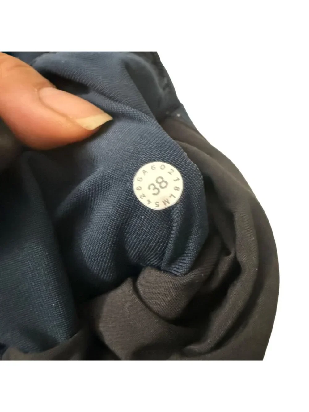 Lululemon ABC Classic Pant Navy Blue Straight Leg Mens Size 38